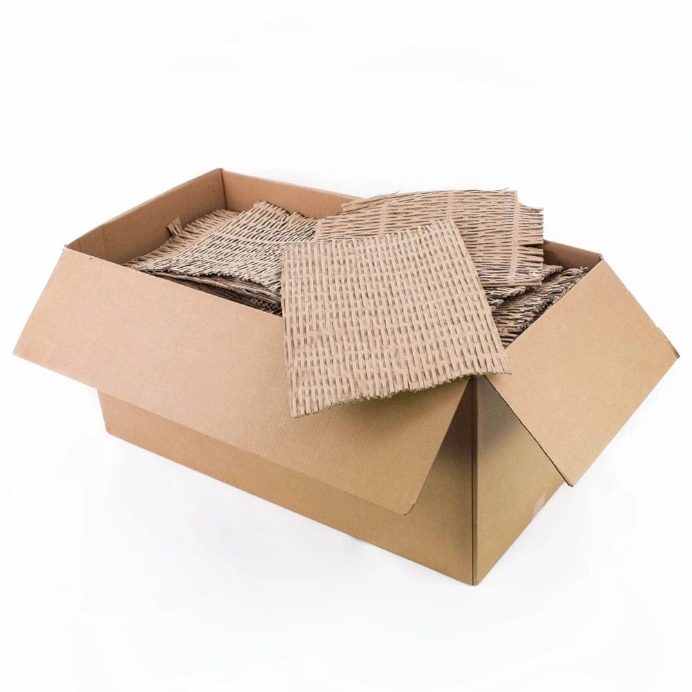 Carton ondulat franjurat pentru ambalare, natur, cutie 10 kg, 23 mp - imagine 10